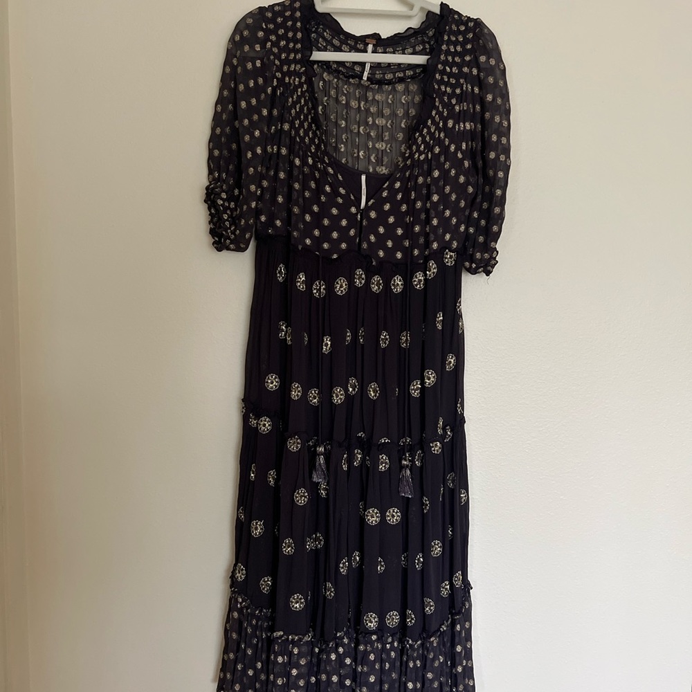 Free people maxi dress flowy S
